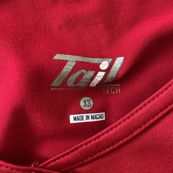 Tail 2 toned Coral and Burt Orange Pickleball Tennis Tank xs - Picture 3 of 4